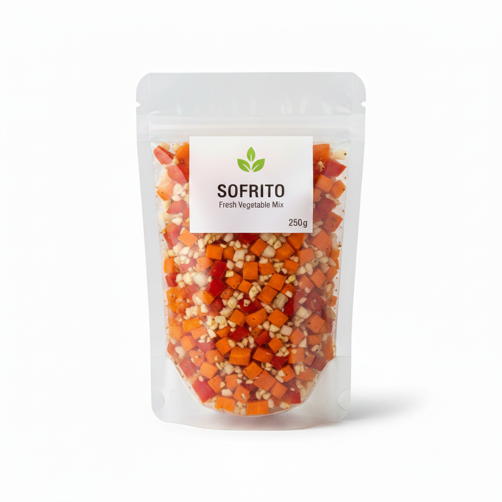 Sofrito con ajo congelado 250g